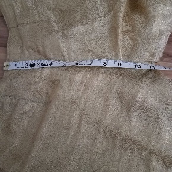 Vintage 50s 60s Gold Cigarette Capri Pants - Picture 12 of 12